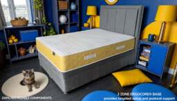Sleep Harvester - MOON Kids Cooling Mattress - Organic Tencel & Breathable UK - Double (135 x 190 cm) / Medium firm / No - thumbnail 2