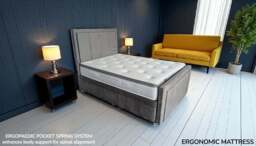 Sleep Harvester - ULRIKA 1500 Bamboo Ergopaedic® Mattress UK - Duo Feel Sleep - Euro King (160 x 200 cm) / No - thumbnail 4