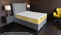 Sleep Harvester - SIENNA 4000 Bamboo Wool Cooling Hybrid Mattress - Comfort UK - Super King (180 x 200 cm) / Soft / Yes (+£45) - thumbnail 2