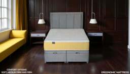 Sleep Harvester - SIENNA 4000 Bamboo Wool Cooling Hybrid Mattress - Comfort UK - Super King (180 x 200 cm) / Soft / Yes (+£45)