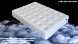 Sleep Harvester - BLISS 1000 Natural Tencel Mattress UK - Hybrid & Wool - Euro Double (140 x 200 cm) / Firm / Yes (+£45) - thumbnail 4