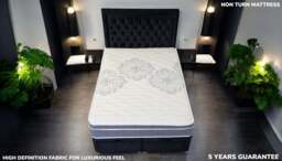 Sleep Harvester - FACULTY 2000 Hotel Quality Euro Top Mattress UK - Pressure Relief - Euro Double (140 x 200 cm) / Medium firm / No - thumbnail 5