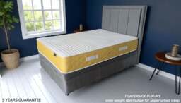 Sleep Harvester - AZORES Natural Tencel Cooling Mattress - Health Foam UK - Euro King (160 x 200 cm) / Soft / No - thumbnail 3