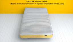 Sleep Harvester - AZORES Natural Tencel Cooling Mattress - Health Foam UK - Euro King (160 x 200 cm) / Soft / No - thumbnail 5