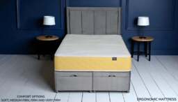 Sleep Harvester - AZORES Natural Tencel Cooling Mattress - Health Foam UK - Euro King (160 x 200 cm) / Soft / No - thumbnail 1
