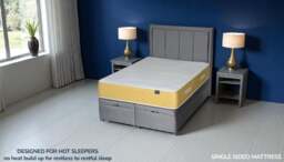 Sleep Harvester - AZORES Natural Tencel Cooling Mattress - Health Foam UK - Euro King (160 x 200 cm) / Soft / No - thumbnail 4