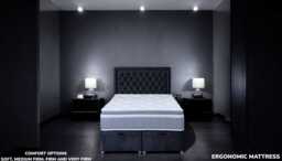 GLOW 3000 Box Top Tencel Mattress - UK Wool Cooling, Single (90 x 190 cm) / Firm / No