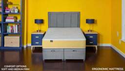 Sleep Harvester - TIGER Kids Cooling Mattress - Natural Bamboo & Health Foam UK - Double (135 x 190 cm) / Medium firm / No - thumbnail 1
