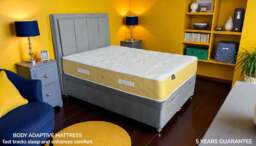 Sleep Harvester - TIGER Kids Cooling Mattress - Natural Bamboo & Health Foam UK - Double (135 x 190 cm) / Medium firm / No - thumbnail 3