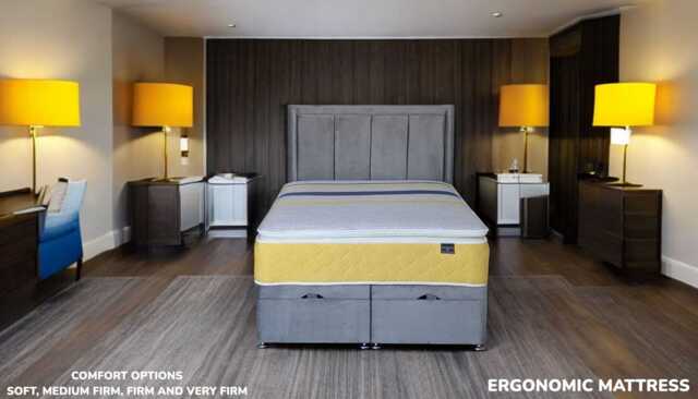 PROVOST 2000 Pillow Top Cooling Mattress UK - Hot Sleepers, Small Double (120 x 190 cm) / Very firm / Yes (+£45)