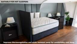 Sleep Harvester - PROVOKE 2000 Pillow Top Mattress - UK Premium Cooling - Small Double (120 x 190 cm) / Firm / No - thumbnail 4