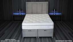 BACKPRO Orthopaedic Euro Top Mattress -Ergopaedic® Support UK, King (150 x 200 cm) / Medium firm