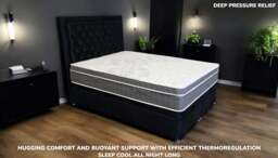 Sleep Harvester - FACULTY 2000 Hotel Quality Euro Top Mattress UK - Pressure Relief - Single (90 x 190 cm) / Firm / Yes (+£45) - thumbnail 3