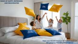Sleep Harvester - FACULTY 2000 Hotel Quality Euro Top Mattress UK - Pressure Relief - Single (90 x 190 cm) / Firm / Yes (+£45) - thumbnail 4