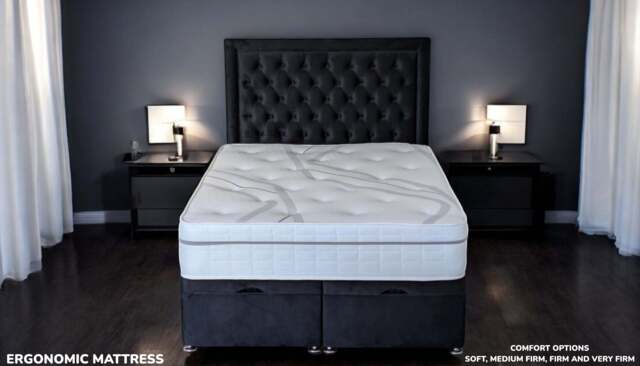 PRISTINE 3000 Euro Top Luxury Mattress - UK British Wool, Double (135 x 190 cm) / Soft / Yes (+£45)