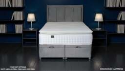 GALAXY 3000 Tencel Pillow Top Mattress - Big Build People UK, Super King (180 x 200 cm) / Firm (Over 95 Kg)