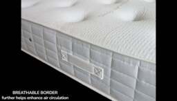 Sleep Harvester - LEONORE 1000 Bamboo Ergopaedic® Mattress - Duo Feel Ortho UK - Small Double (120 x 190 cm) / Yes (+£45) - thumbnail 8