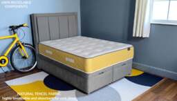 Sleep Harvester - STAR 1000 Kids Tencel Cooling Mattress - Growing Bodies UK - Single (90 x 190 cm) / Soft / No - thumbnail 3