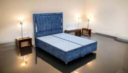 Sleep Harvester - CALORIS Ottoman End Opening Storage Bed - Upholstered UK - Super King (180 x 200 cm) / No / Marble Mink - thumbnail 4