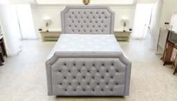 Sleep Harvester - TOTO Ottoman Storage Bed - Foot Opening Fabric Upholstered UK - Single (90 x 190 cm) / No / Coniston Charcoal - thumbnail 3