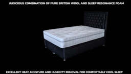 Sleep Harvester - PRISTINE 3000 Euro Top Luxury Mattress - UK British Wool - Euro King (160 x 200 cm) / Firm / No - thumbnail 2