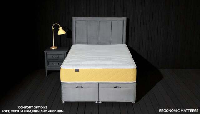 ROVER 2000 Cooling Mattress - Heavy Duty Organic Tencel UK, Single (90x 190 cm) / Firm (Over 95 Kg)