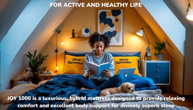JOY 1000 Teen Mattress - Pocket Spring Hybrid Ages 13-18 UK, Double (135 x 190 cm) / Soft