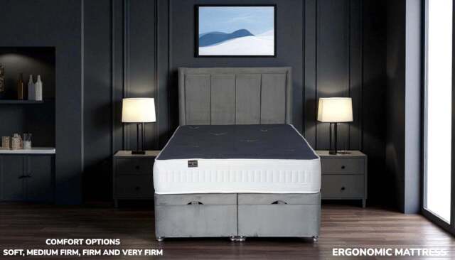 Sleep Harvester - CHARM 2000 Luxury Bamboo Hybrid Mattress - UK Cool Wool - Super King (180 x 200 cm) / Firm / No - image 1