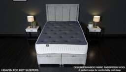 Sleep Harvester - CHARM 2000 Luxury Bamboo Hybrid Mattress - UK Cool Wool - Super King (180 x 200 cm) / Firm / No - thumbnail 2