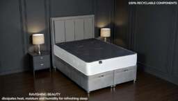 Sleep Harvester - CHARM 2000 Luxury Bamboo Hybrid Mattress - UK Cool Wool - Super King (180 x 200 cm) / Firm / No - thumbnail 6