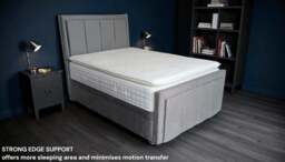 Sleep Harvester - GALAXY 3000 Tencel Pillow Top Mattress - Big Build People UK - Double (135 x 190 cm) / Medium firm (Under 95 Kg) / Yes (+£45) - thumbnail 8