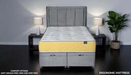 Sleep Harvester - PROBE 2000 XTRACOOL Hybrid Mattress - Bigger Body UK - Small Double (120 x 190 cm) / Firm (Over 95 Kg) / No