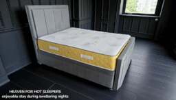 Sleep Harvester - GALWAY XTRACOOL 2000 Pocket Spring Cooling Mattress - Comfort UK - King (150 x 200 cm) / Soft / Yes (+£45) - thumbnail 2