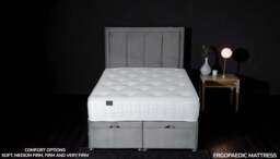 ARIANA 1500 Ergopaedic® Mattress - Body Support UK, Super King (180 x 200 cm) / Medium firm