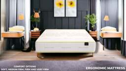 Sleep Harvester - CHANCELLOR 2000 Bamboo Hybrid Mattress UK - Natural Cooling - Euro Double (140 x 200 cm) / Medium firm (for combination sleepers) / Yes (+£45)
