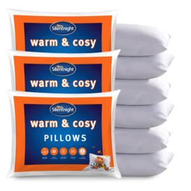 Silentnight Warm &amp Cosy Pillow - 6 Pack