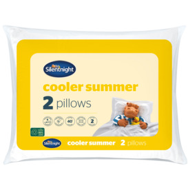 Silentnight Cooler Summer Pillow - 2 Pack