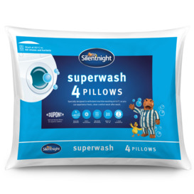 Silentnight Superwash Pillow - 4 Pack