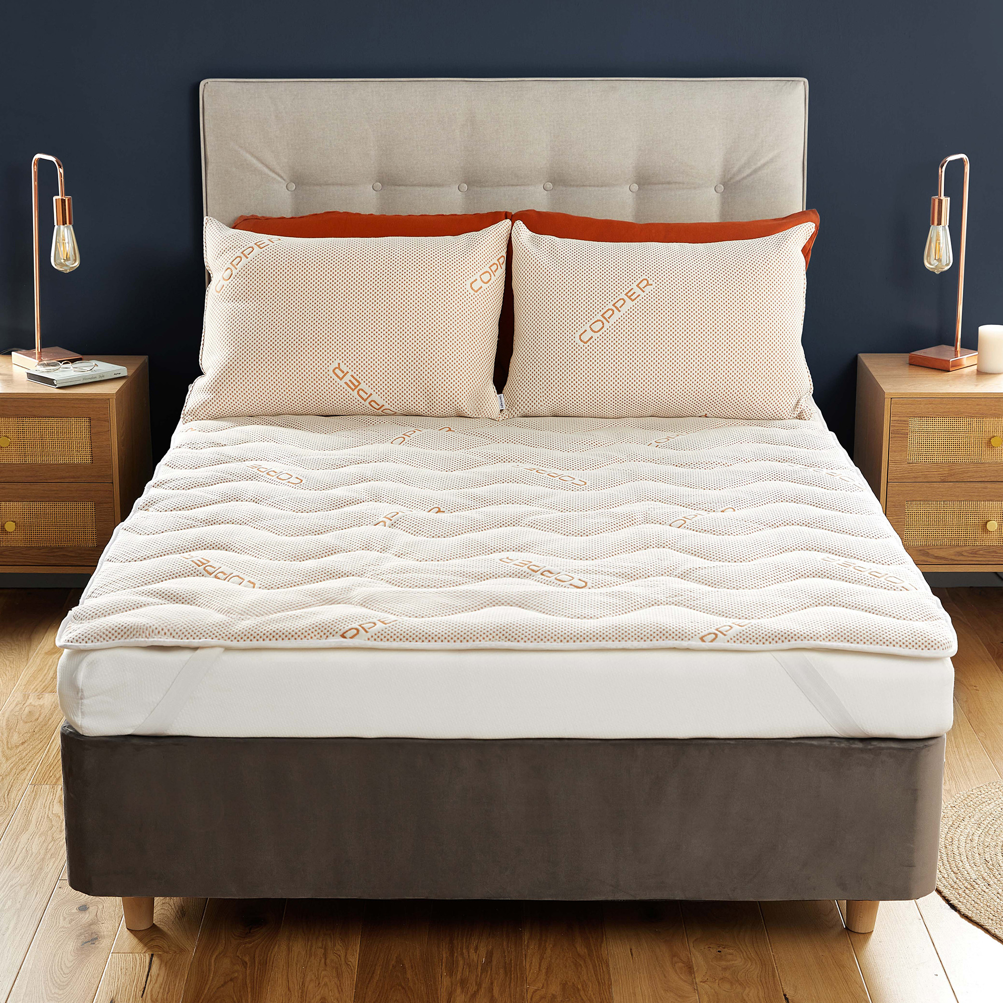 Silentnight Wellbeing Collection Copper Infused Mattress Topper