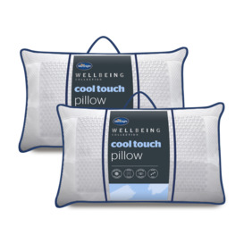 Silentnight Wellbeing Collection Cool Touch Pillow - 2 Pack