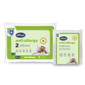 Silentnight Anti-Allergy Pillow &amp Mattress Protector Bundle