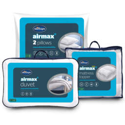 Silentnight Airmax 1000 Topper, Pillow Pair & 10.5 Tog Duvet Bundle - thumbnail 1