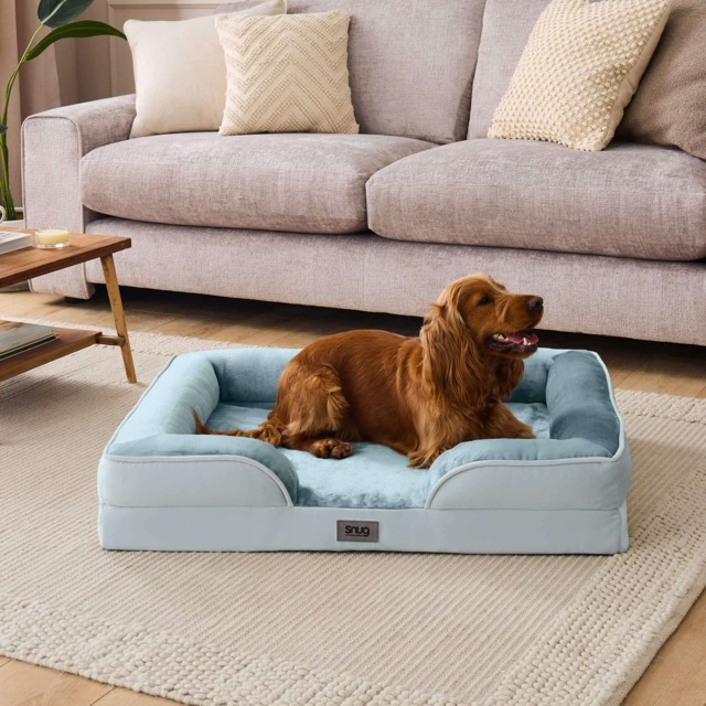 Snug Orthopaedic Pet Bed - Blue - image 1