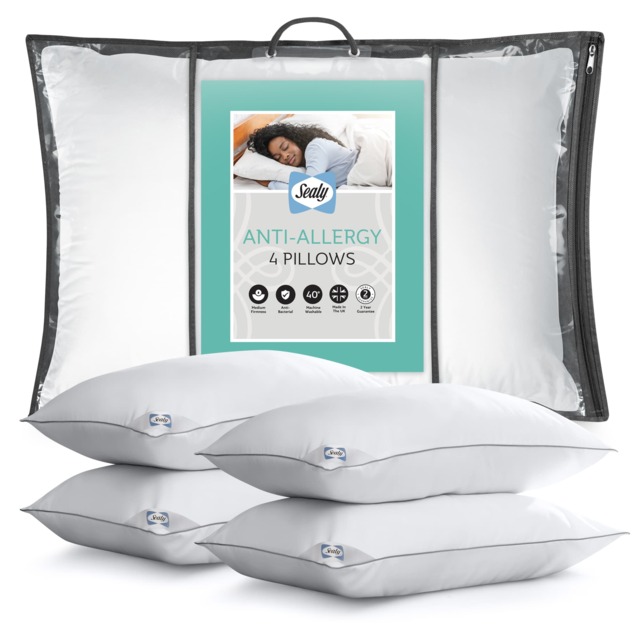 Sealy Anti-Allergy Pillows 4 Pack - image 1