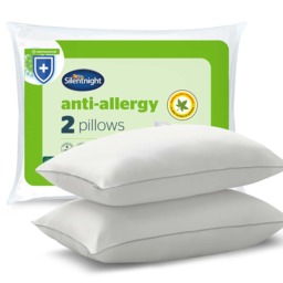 Silentnight Premium Overlocked Anti-Allergy Pillow Pair - thumbnail 2