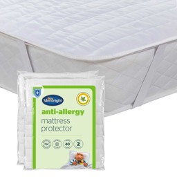 Silentnight Anti-Allergy Fitted Mattress Protector - 2 Pack - thumbnail 2