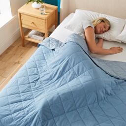 Silentnight Restore Cooling Lightweight Blanket - Blue - thumbnail 1