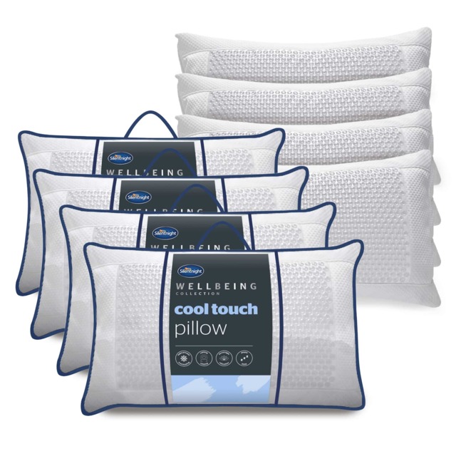 Silentnight Wellbeing Collection Cool Touch Pillow - 4 Pack - image 1