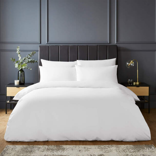 Silentnight Pure Cotton Duvet Set - White - image 1