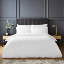 Silentnight Pure Cotton Duvet Set - White - thumbnail 1